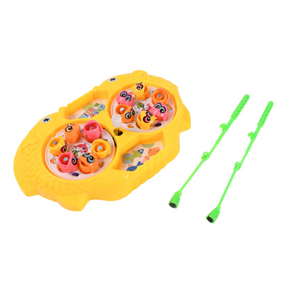 Fishing Game for Kids, Include 12 Pieces Fishes and 2 Fishing Rod, (1 Set)