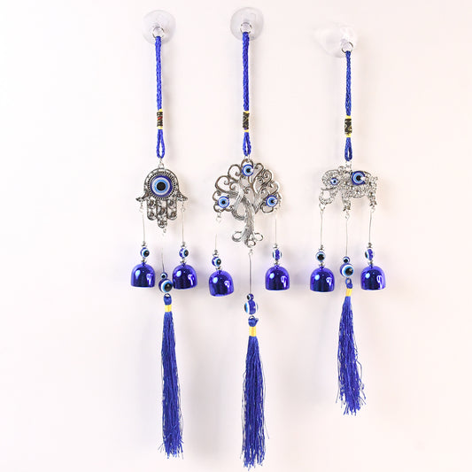 Metal Evil Eye Wind Chime Bells (Mix Design / 1 Pc)