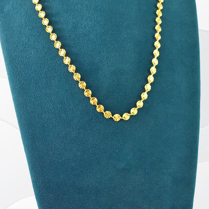 Gold Plated Matar Mala Jewellery Chain