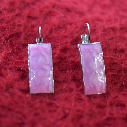 Pink Ddazzle Lightweight Korean Style Earrings