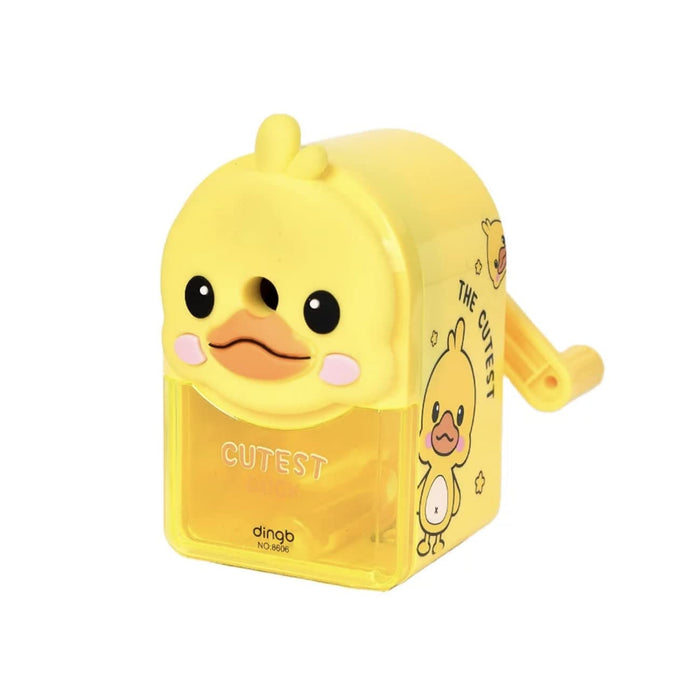 Plastic Cutest Duck Pencil Sharpener (1 Pc)