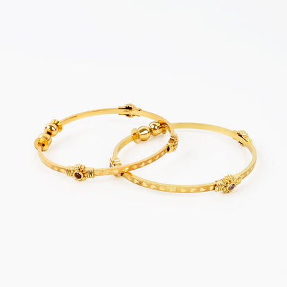 Women's Pride Traditional Gold Plated Bangles