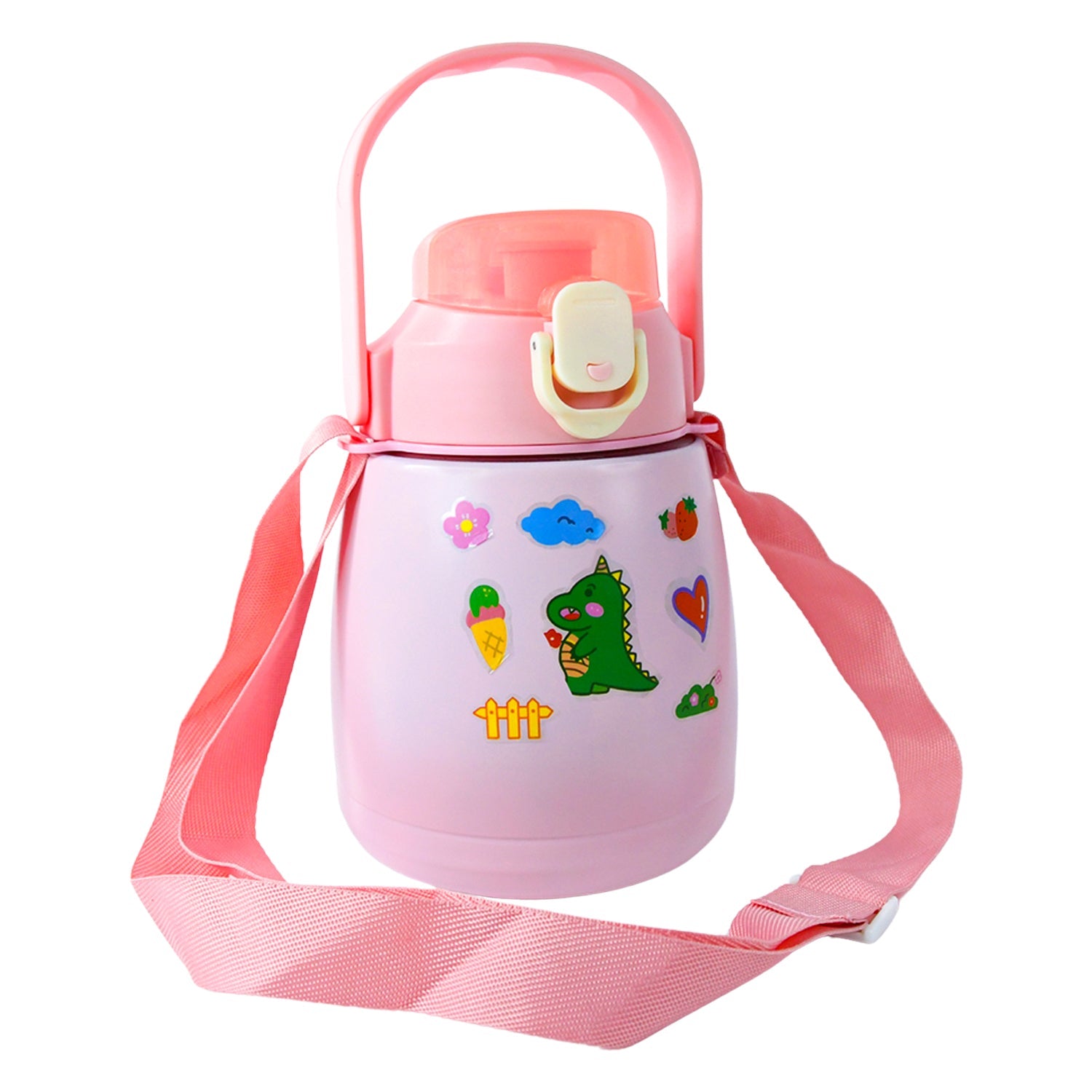 Customize Stainless Steel Vacuum Insulated Water Bottle Handle & Sticker (700 ML)