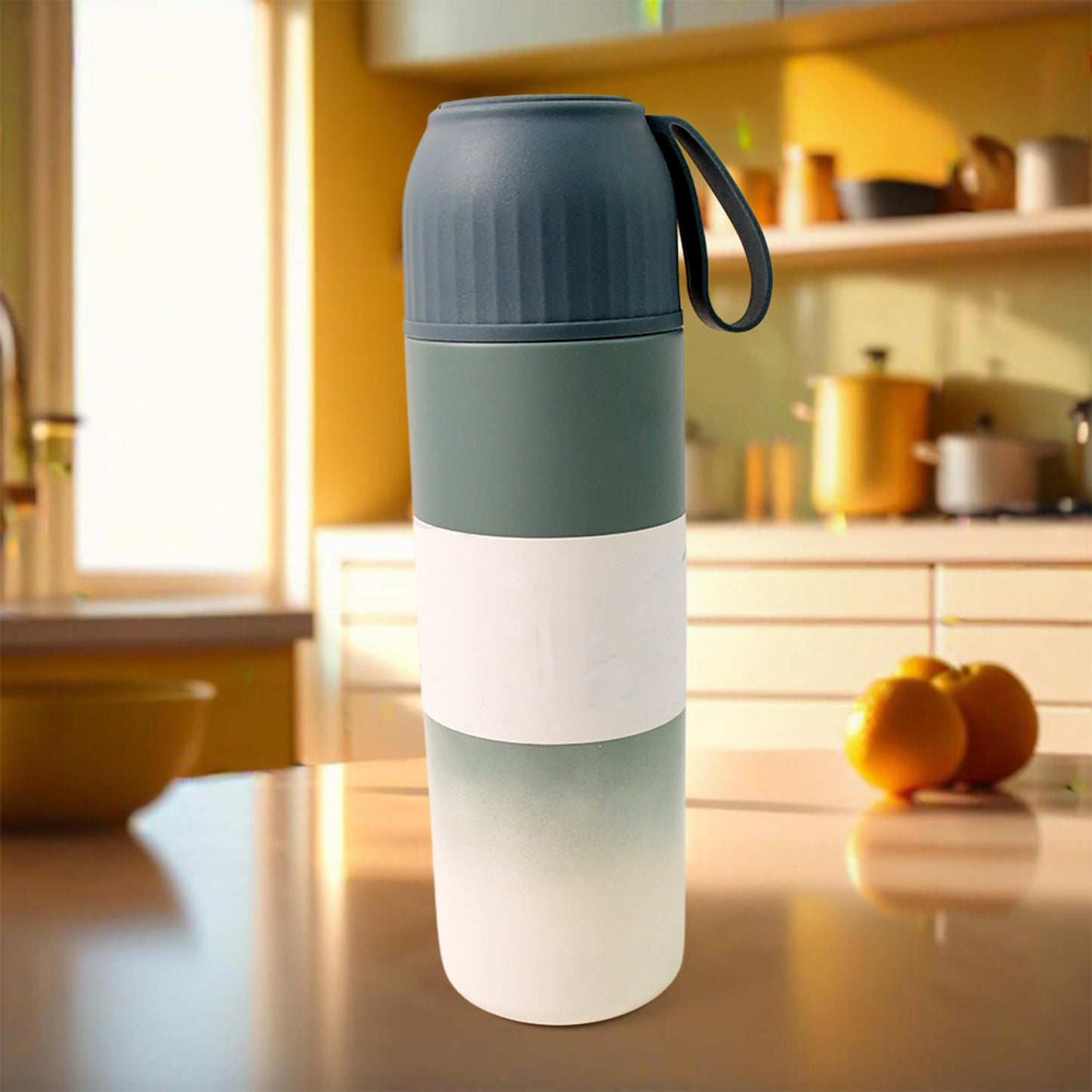 Stainless Steel Water Bottles 500 ML Approx (Mix Design & Color / 1 Pc)