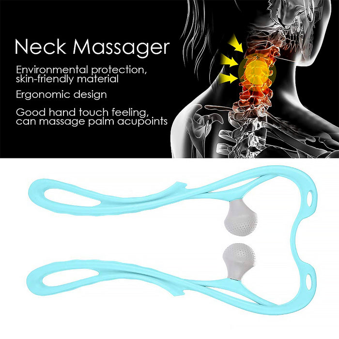 12892 Neck Shoulder Massager, 33×18 cm Portable Relieving the Back for Men Relieving the Waist Women (1 Pc)