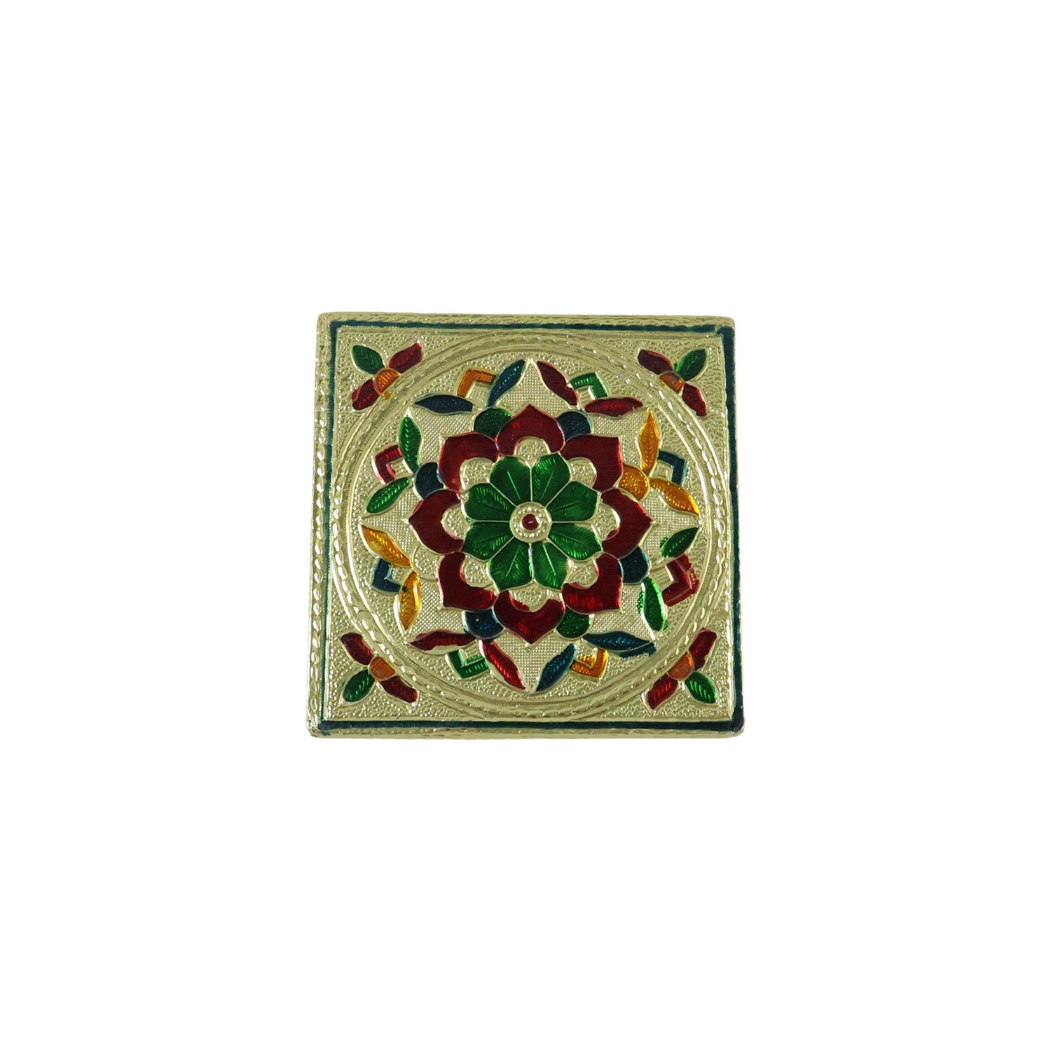 Handicraft Wood Chowki for Pooja , Wooden Bajot (2 Pc / Mix Descign & Color)
