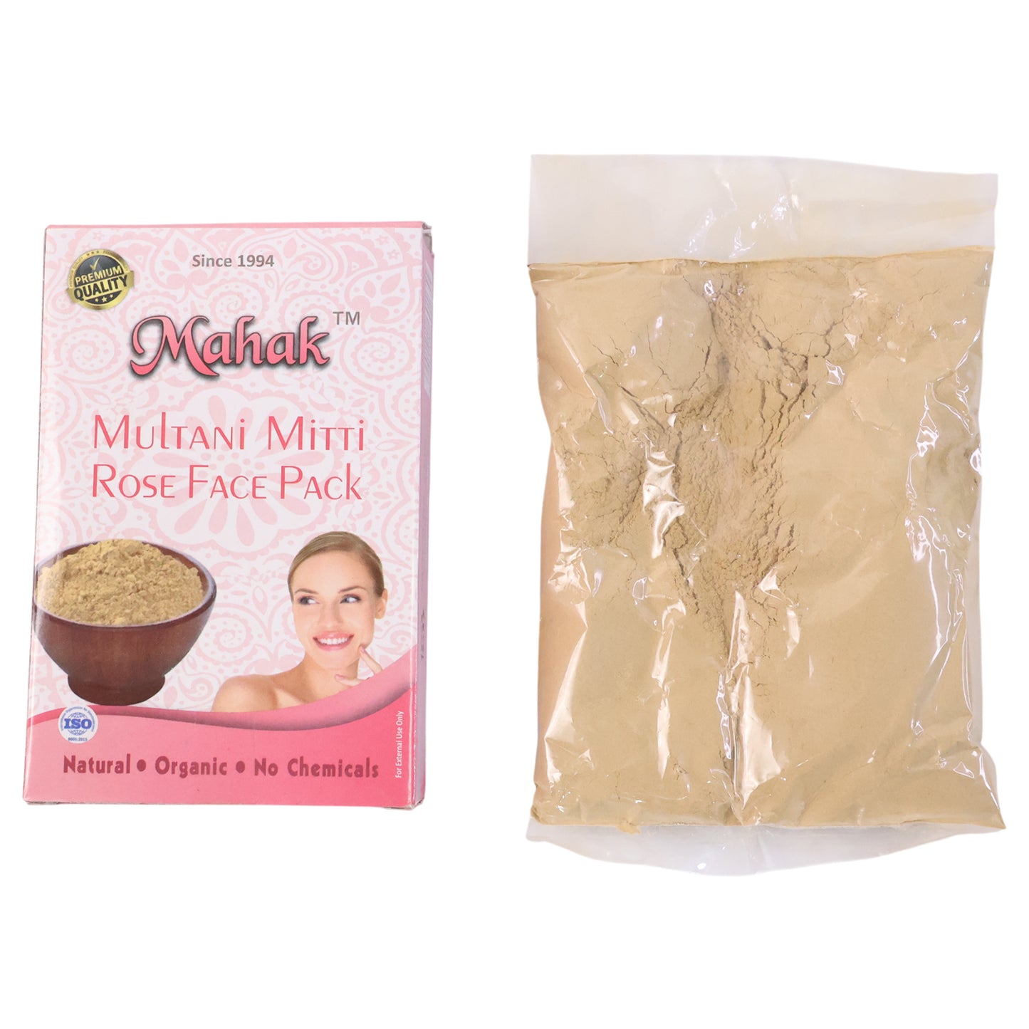 Herbal Multani Mitti & Rose Based Face Pack – 80 gm