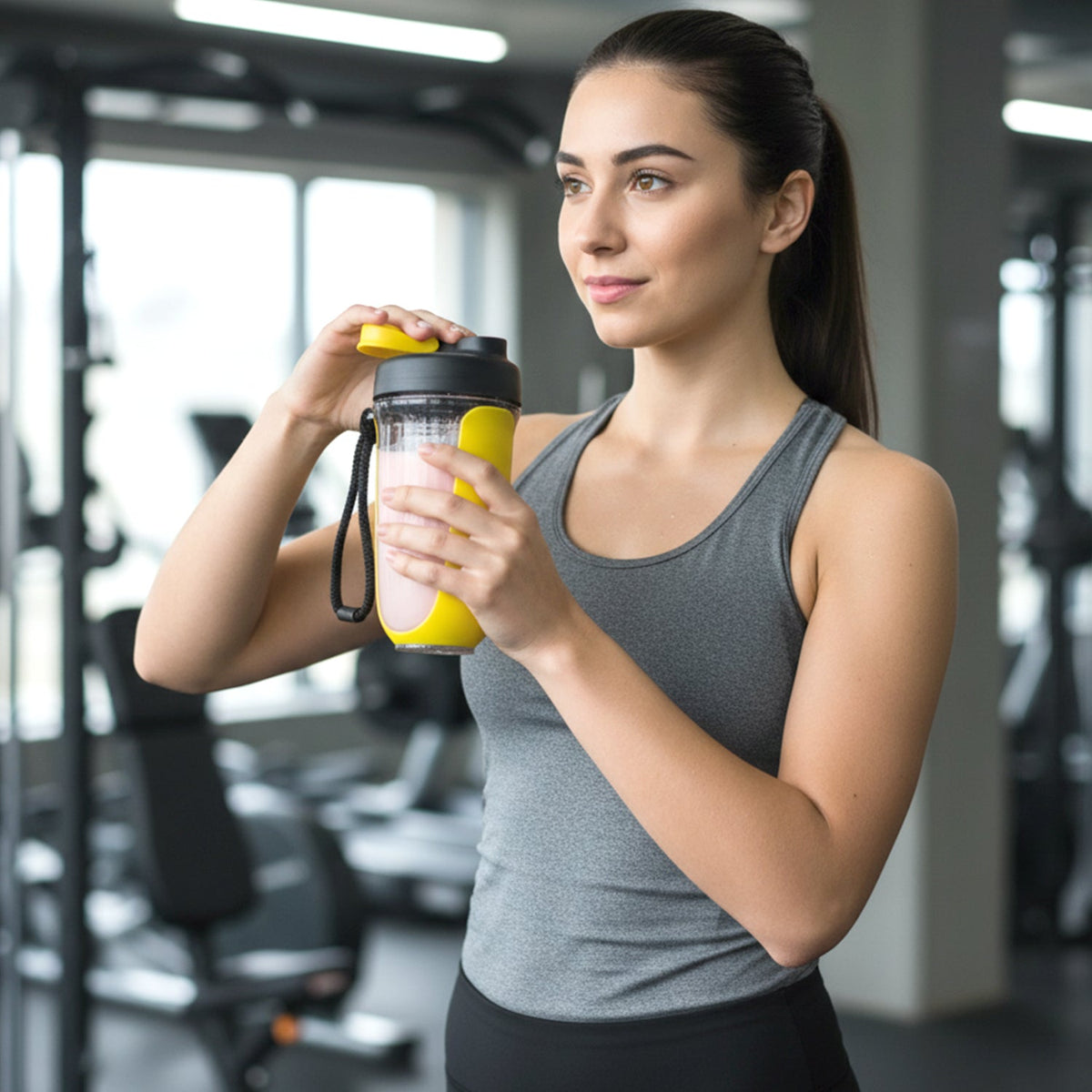 Prexo Fit-Fusion Shaker Bottle – Leak-Proof 700ML for Fitness