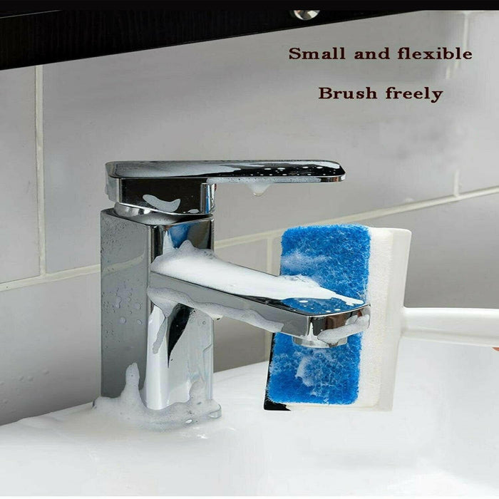 2-in-1 Glass Wiper & Cleaning Brush | Double-Sided Mirror, Tile, and Grout Cleaner for Bathroom & Windows