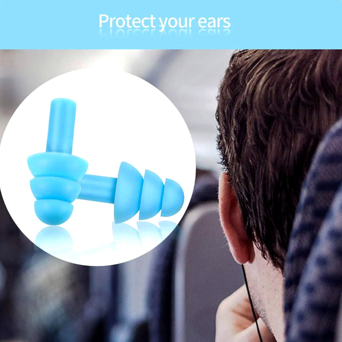 6185 Safety Ultra Soft Foam Ear Plugs Reusable Ear Plugs for Sleeping, Travel, Loud Noises, Work, Learning, Snoring (2 Pc Set)