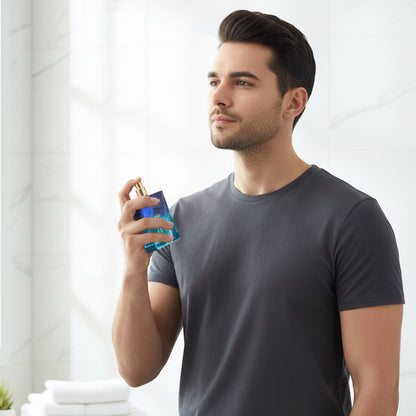 Bellavita men's fragrance spray bottle