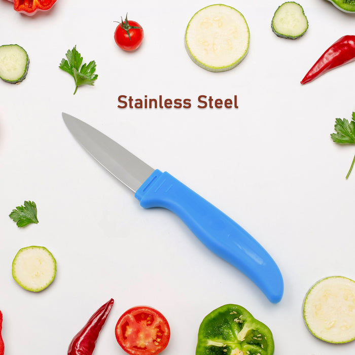 Stainless Steel Knife For Kitchen Use, Knife Set, Knife & Non-Slip Handle With Blade Cover Knife, Fruit, Vegetable,Knife Set (1 Pc)