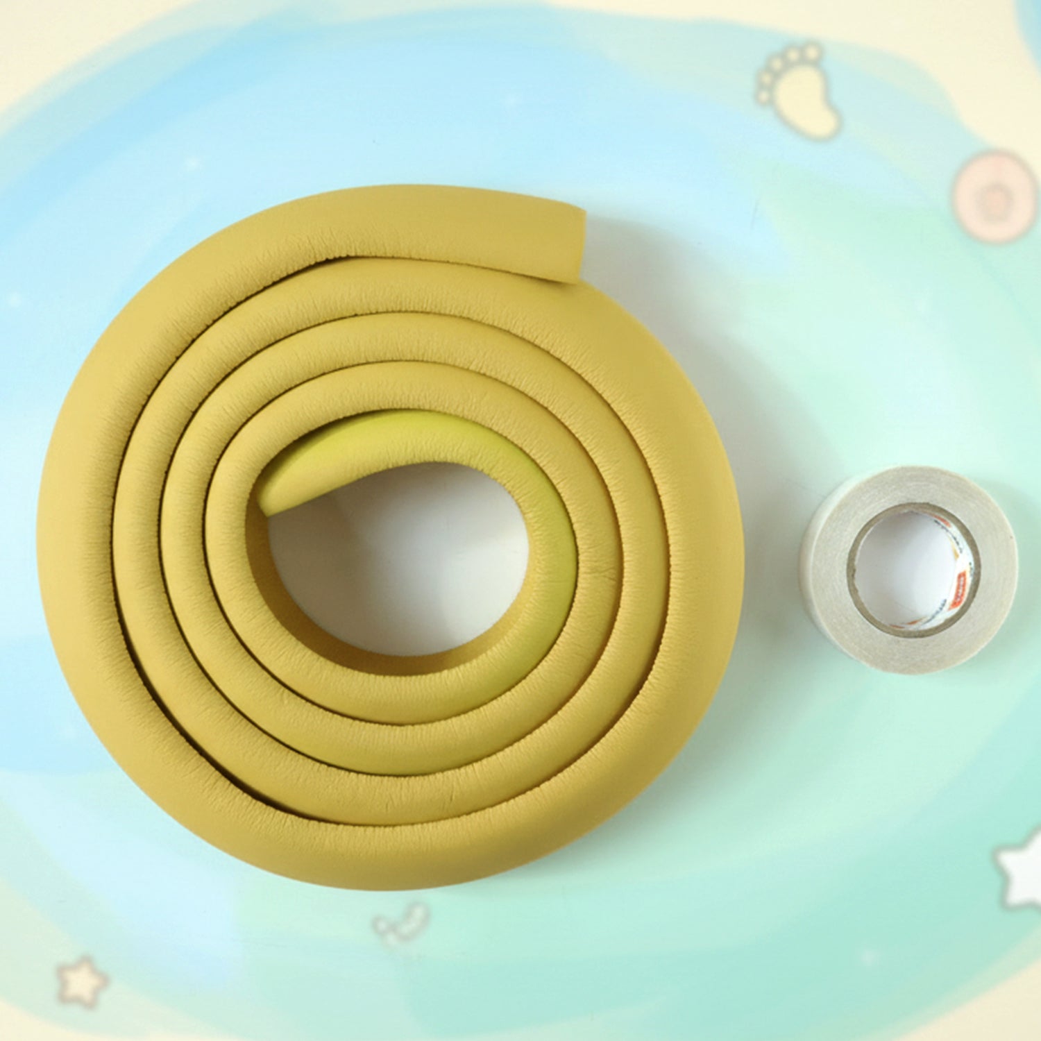 Corner Edge Protector – Soft Rubber Safety Bumper Guard (2 Mtr)