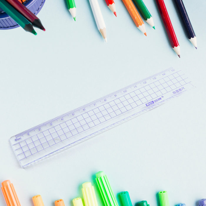 4pcs Ruler Suit Stationery Set for School Student Office ,Draft Rulers ...