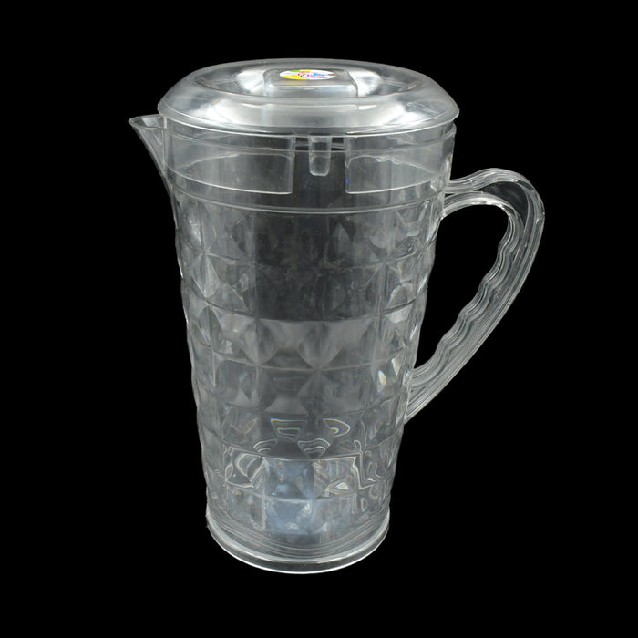 Mocktail Pet Jug  Plastic Jug With lid, Drinking Beverage Jag, Transparent Tableware  Reusable BPA Free, Plastic Water jug for Home use, Perfect for Home, Restaurants