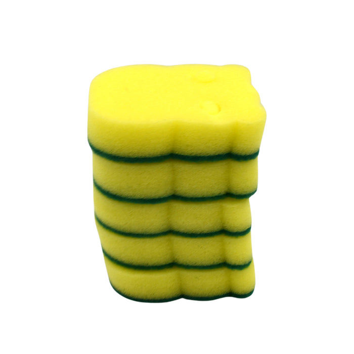 Heavy Duty Scrub Sponge, Non-Scratch Super Absorbent Cleaning Kitchen Sponges, Sponge Scourers Multi-Use for Kitchen, Bathroom, Furniture, Dishes & Steel Wash