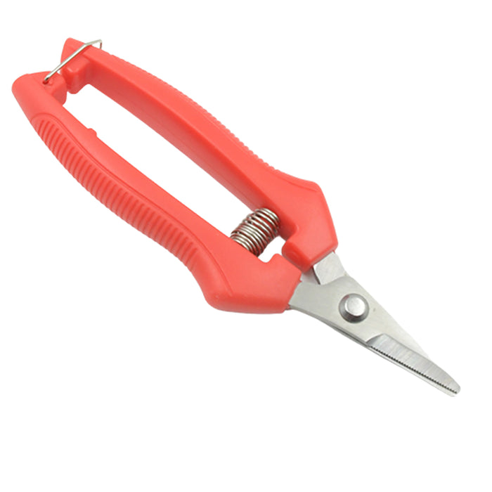 Heavy Duty Stainless Steel Cutter, Non‑slip Trimming Scissors Durable Not Easy To Wear for Gardening Pruning Of Fruit Trees Flowers and Plants (With Plastic Packing)