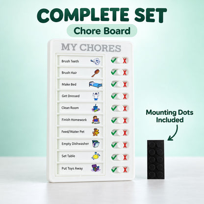 Chores Note Board for Home with Sliders to Track Daily Tasks (1 Pc)