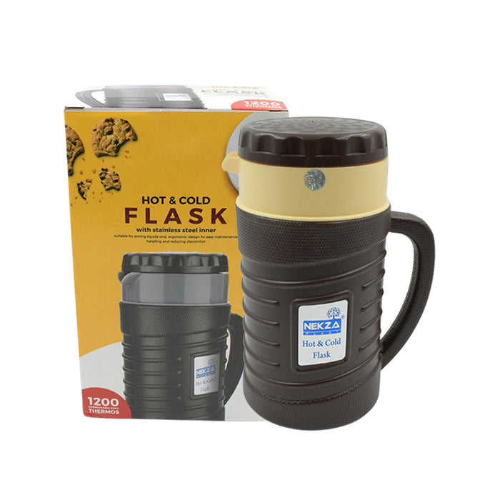 Stainless Steel Thermos Flask (Multiple Sizes): Travel Mug, Coffee, Tea (Leakproof)