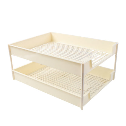 Office Mate 2-Layer Executive Document Tray | Premium Plastic File Organizer for Desk, Office & Home (37.5 cm x 27.5 cm x 16.5 cm)