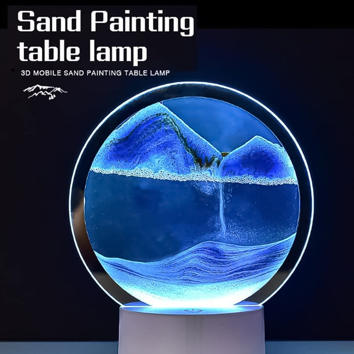 5 Color Light Moving Sand Art Picture (1 Pc)