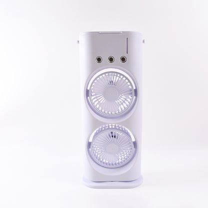 Portable Tower Mist Spray Cooling Fan, Air Cooling Fan (1 Pc)