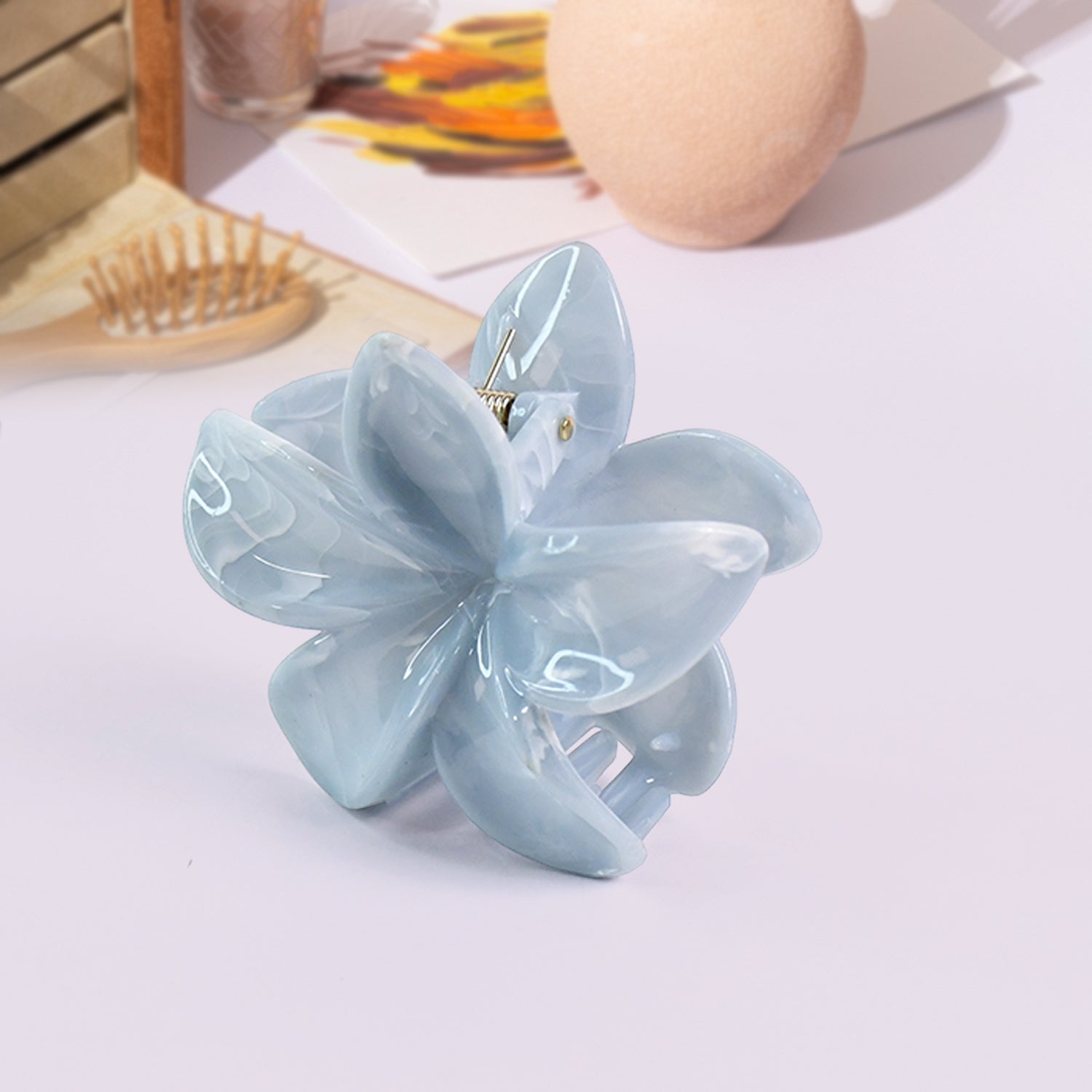 Matte Finish Hair Claw Clip (1 Pc / Mix Color)