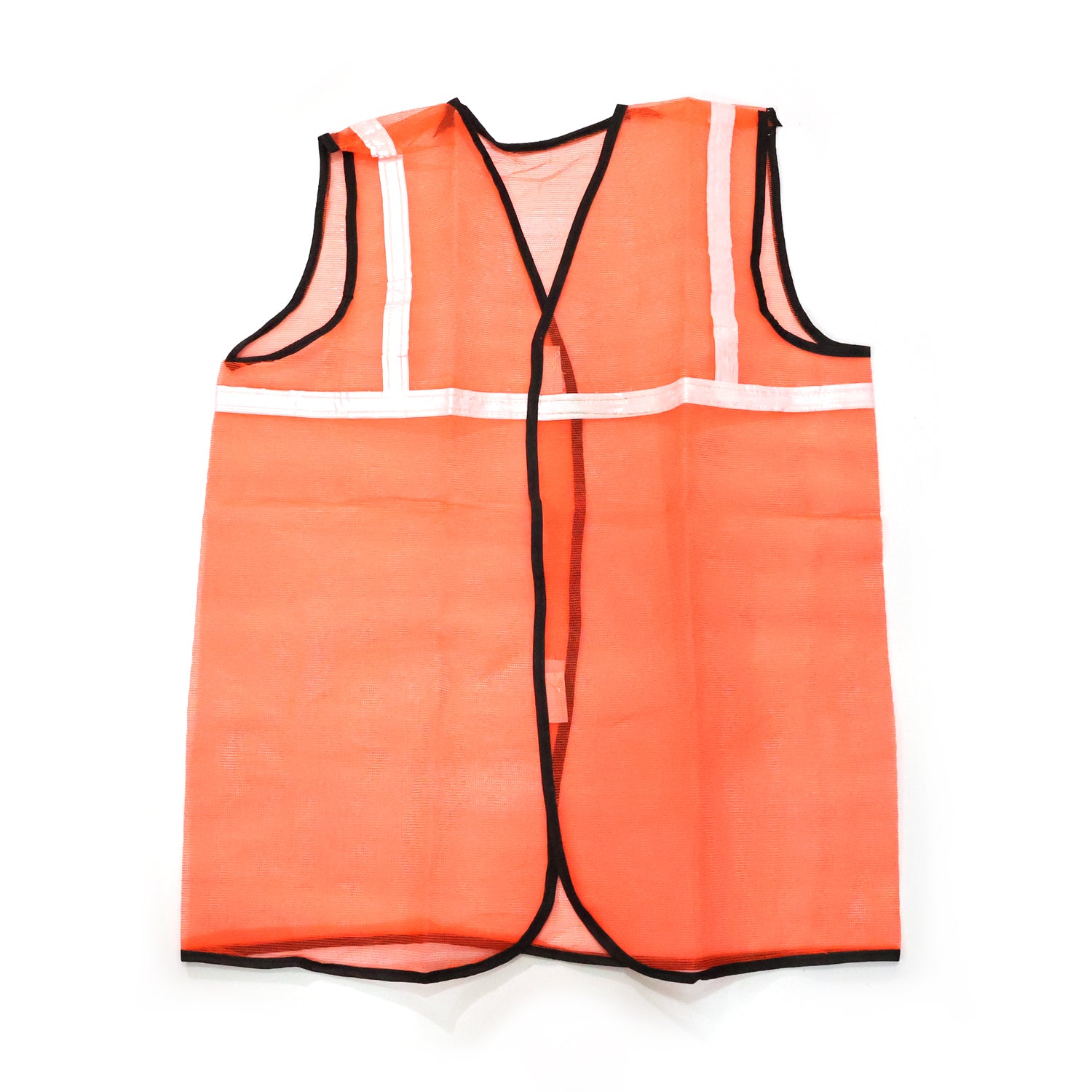 Orange Safety Jacket For Having protection against accidents usually