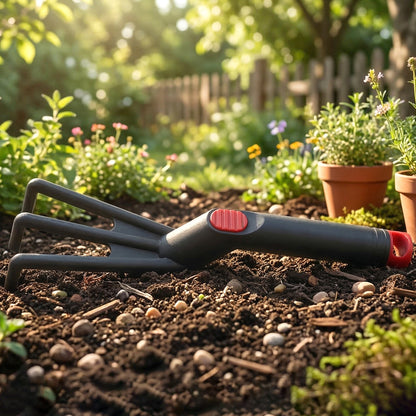 Garden Maintenance with Hand Garden Cultivator