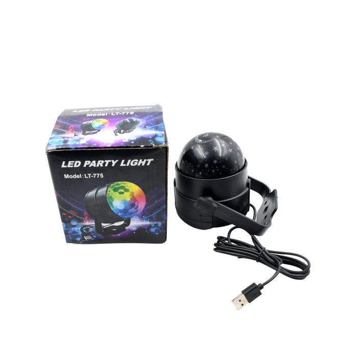 DJ Light Party Disco Light for Home Party, Led Disco Ball Colors Pattern & Modes Dancing Light for Room Rotating Bulb Magic Lights for Diwali, Wedding Holiday Party, Party Gift Kids Birthday