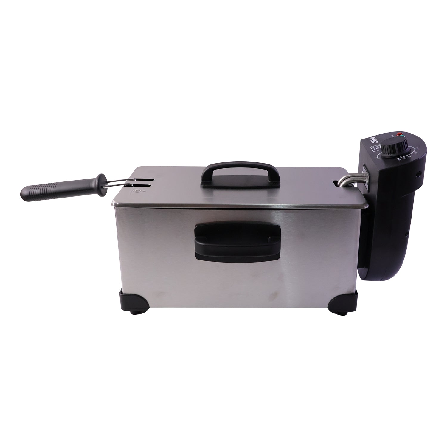 Orbit deep fryer with removable lid and viewing window