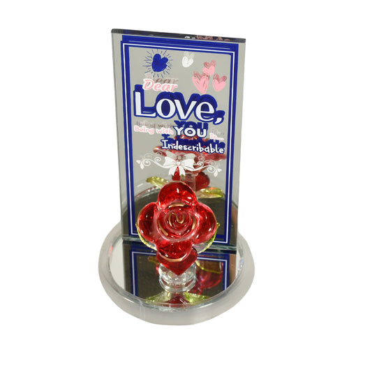 Lovely Rose Showpiece – Romantic Gift Set for All Occasions (1 Pc)