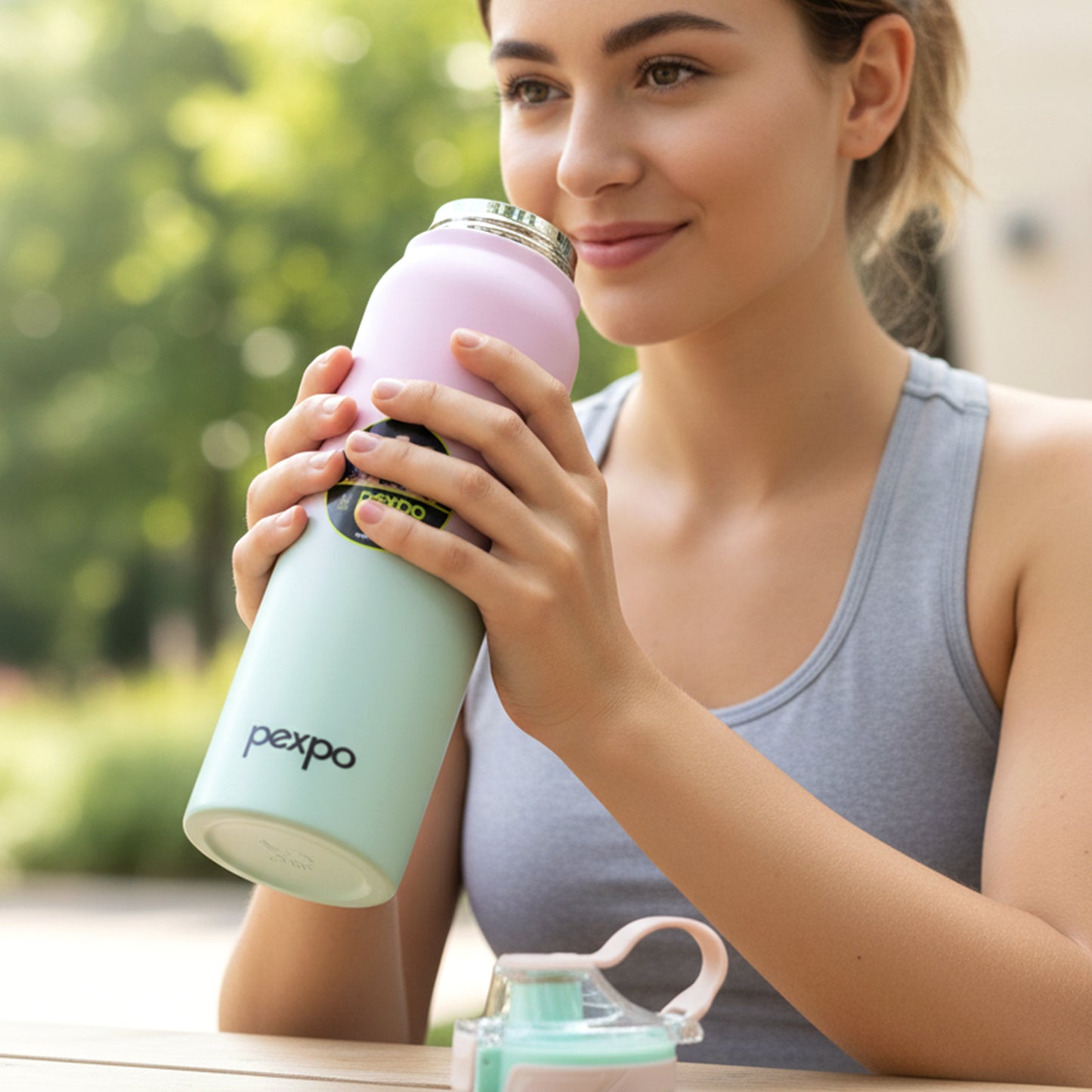 Pexpo Amaze Hot & Cold Insulated Stainless Steel Water Bottle - 1000 ML