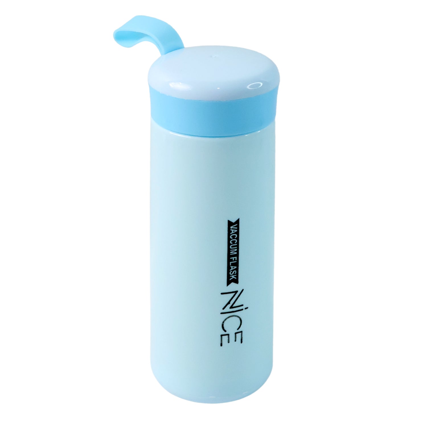Plastic Vacuum Flask Bottle - (Color Blue / 1 Pc / 400ML)