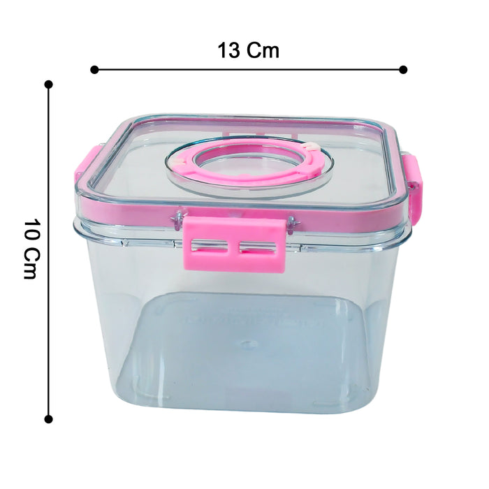 8262 High Quality Plastic Food Storage Container Clear Washable Refrigerator Food Box Food Container Fruit Box Container with Lid (1400 ML)