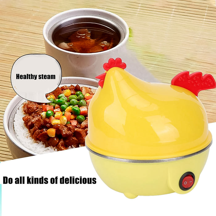 Electric Egg Boiler, Chicken Shaped Egg Kettle / Cooker (1 Pc)