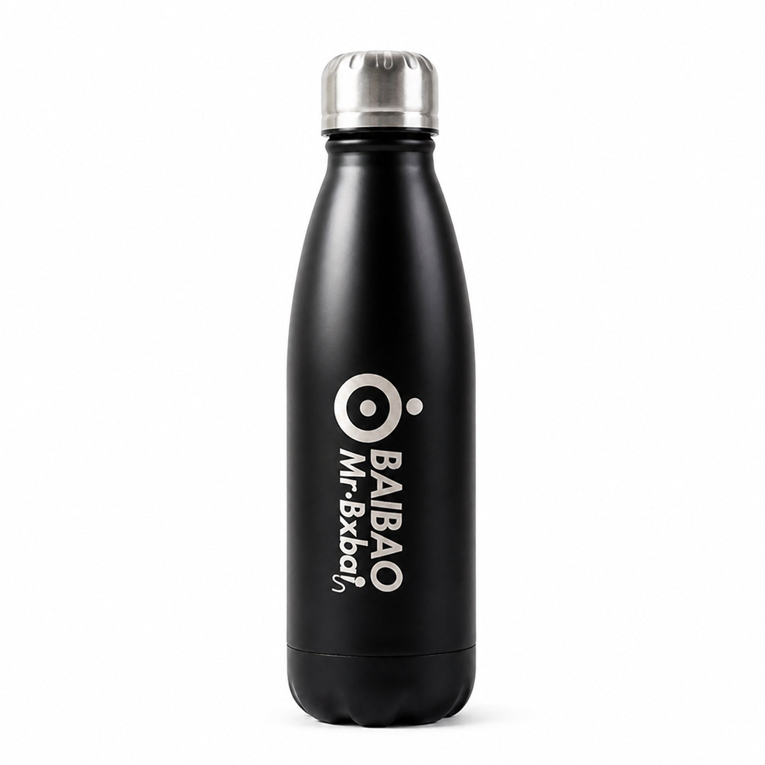Steel water bottle with sleek design