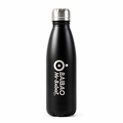 Steel water bottle with sleek design