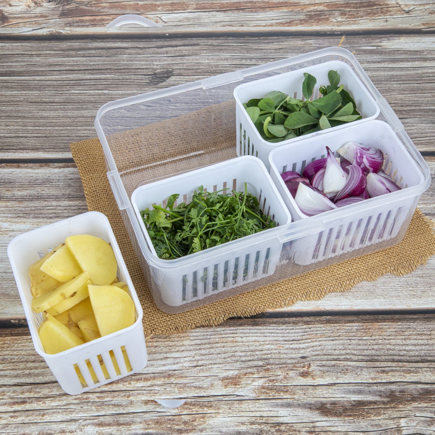 Fridge Storage Box – Airtight Food & Veggie Organizer | Tidy Table