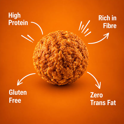 Peri Peri Soya Mini Premium High Protein Spicy Roasted Crunchy Soya Bites (120g)