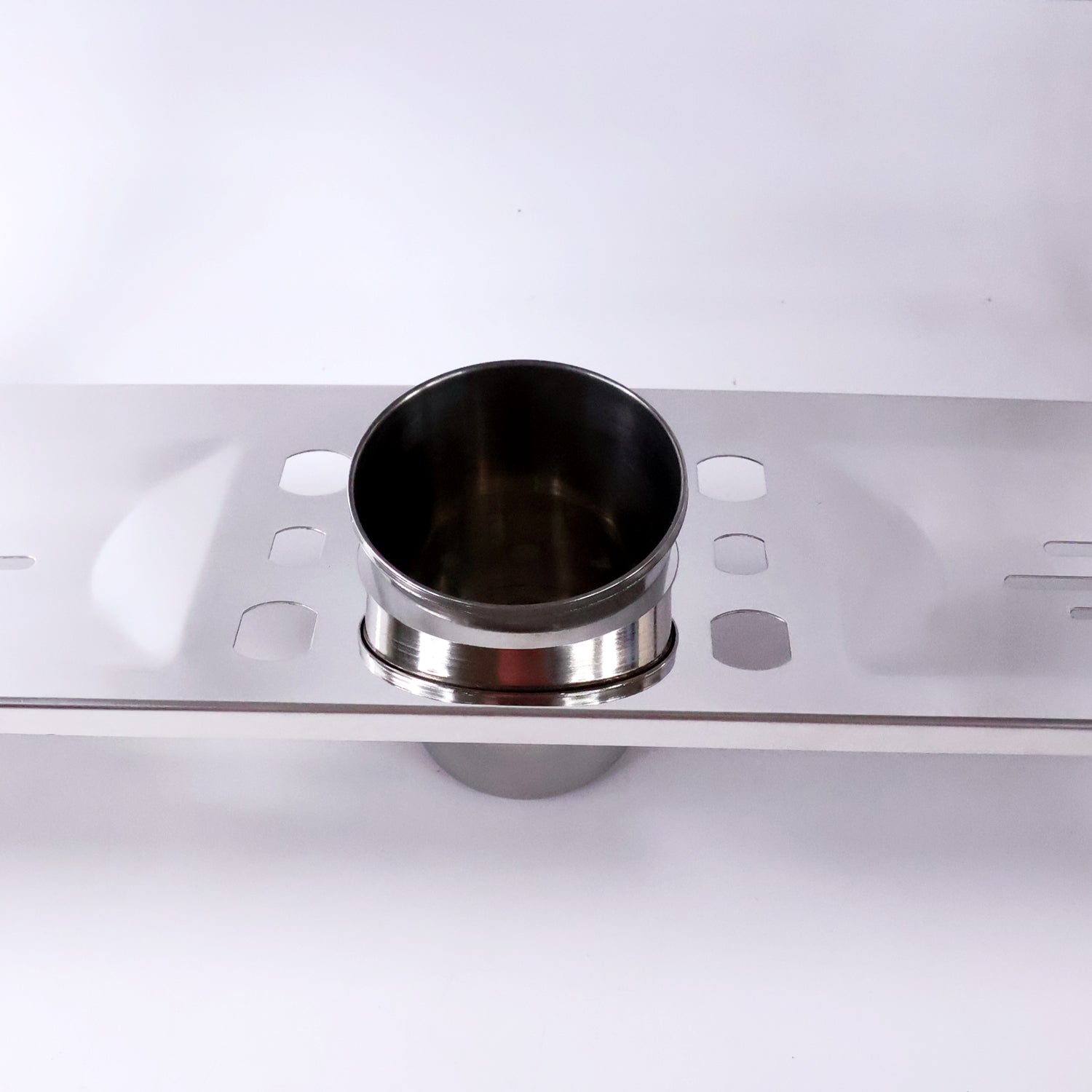 Stainless Steel 6 In 1 Multipurpose Bathroom Shelves Rack (15Inch)