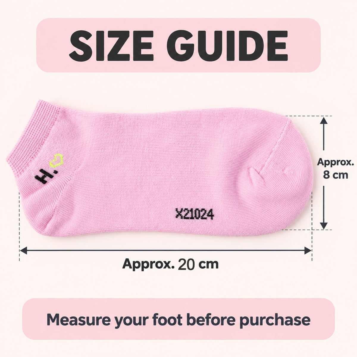 Low Cut Ankle Socks for Women, Soft Stretchable No Show Sports Socks (1 Pair)
