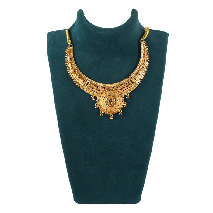 Radiant Gold-Plated Necklace Set