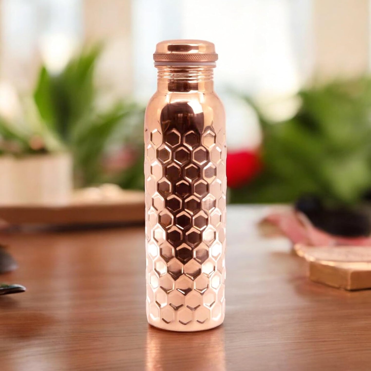 Ornate Copper Water Bottle