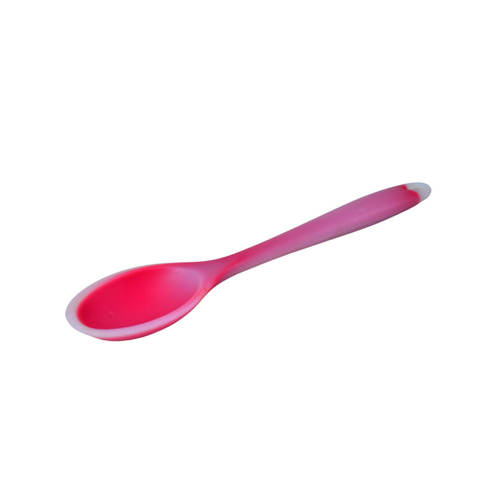 5438 Silicone Dinner Spoon Table Spoon Dessert Spoon Utensils for Kitchen Restaurant (27cm)