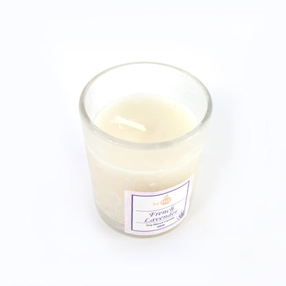 In'lief French Lavender Soy Blend Scented Candle in Glass Jar (50GM / 1 Pc)