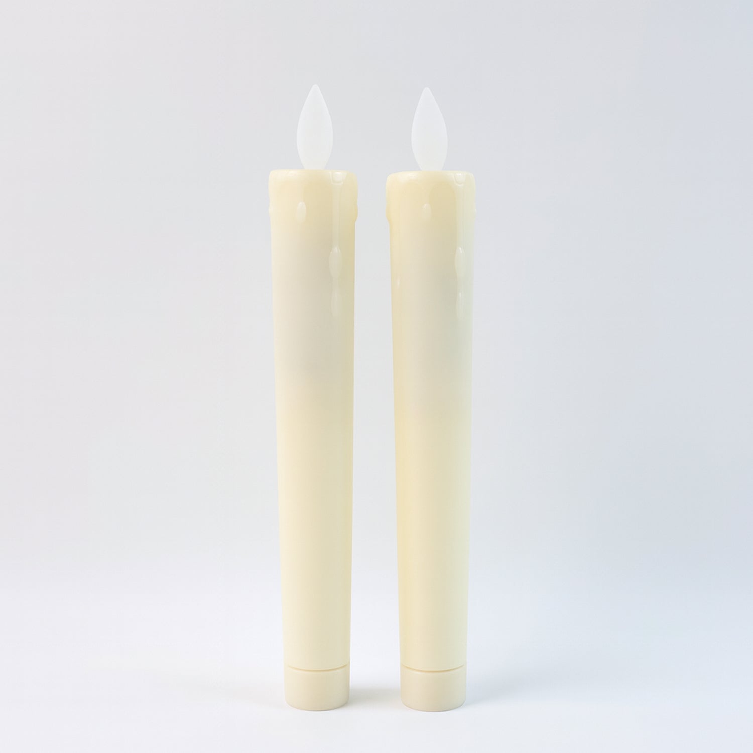 Set of 2 LED Flameless Taper Candles