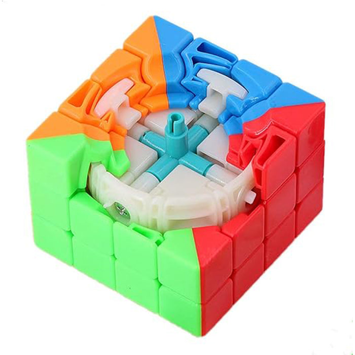 1975 Small Puzzles Cubes 4×4×4 High Speed Sticker Less Magic Cube Game, Kids and Professionals Magic Cube Puzzle Toy, Pack of 1, 8+ Years