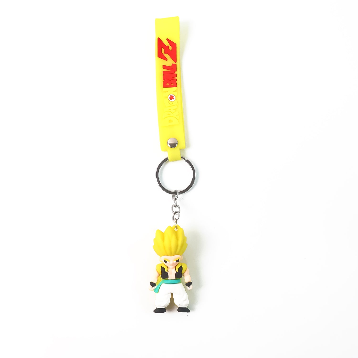 Cute Cartoon Silicone 3D Key Chain with Metal Hook & Strap (Pack of 1)