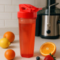 Fitness Shaker Bottle – Manual Stirring with Hand Crank, 800 ML